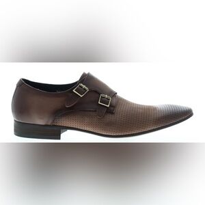 Carrucci Perforated Double Monk Strap Red Bottom K5308-06 Shoes
